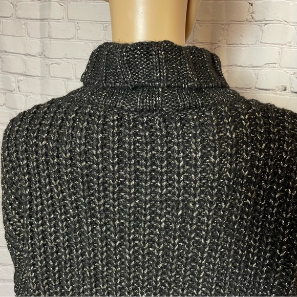 NWT New $170 Guess Marciano Wool Blend Black Made In Italy Sweater Size S - Picture 11 of 15